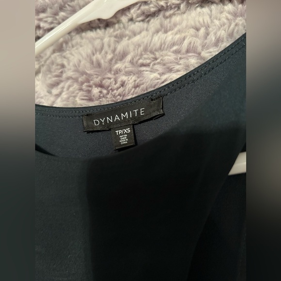 Dynamite Scarab Green Asymmetrical Body Suit - Picture 5 of 5